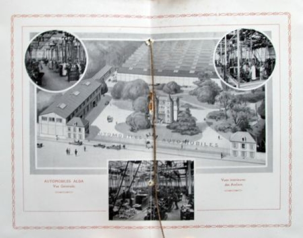 Alda Automobiles Fernand Charron Modelprogram 1920 Carbrochure (7902)